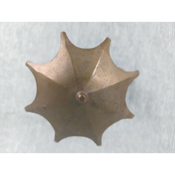 Vintage Brass Plated Boy With Umbrella And Watering Can Figurine - Picture 8 of 10